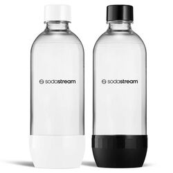 SodaStream Fľaša jet 2 x 1 l DW-safe, čierna/biela