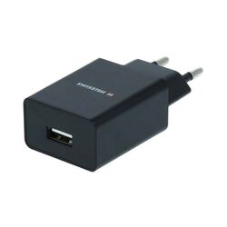 Swissten Adapter Charger Smart IC 1x USB 1A Power + Data Cable USB / Micro-USB 1,2 m, black