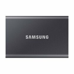 Samsung SSD disk T7, 1 TB, USB 3.2, sivá foto